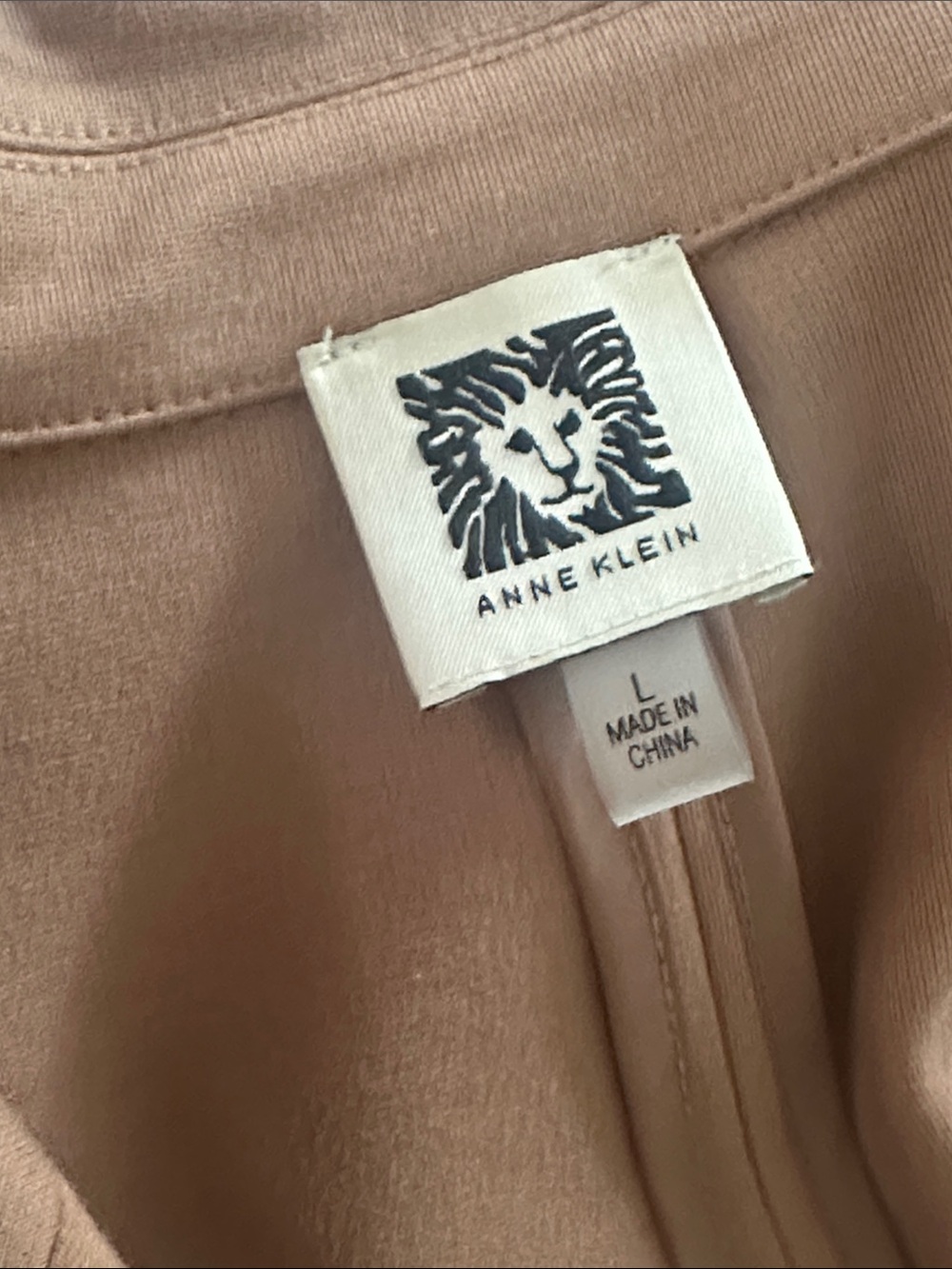 Anne Klein Dusty Rose Open-Front Blazer - Picture 9 of 14